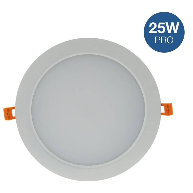 

Downlight LED profesional 25W circular empotrable Ø 190 mm | Blanco Frío