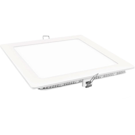 Downlight LED quadrato bianco Matel da 9w caldo