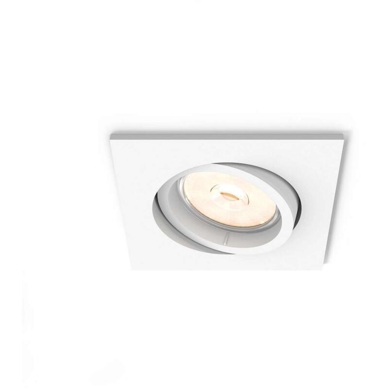 Downlight LED Quadrato Foro 70x70 mm Enneper Bianco