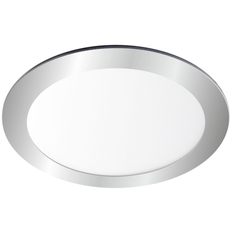 

Downlight Led redondo empotrable plata 18W 3000°K 225x19mm. ( 10794) - Ledesma