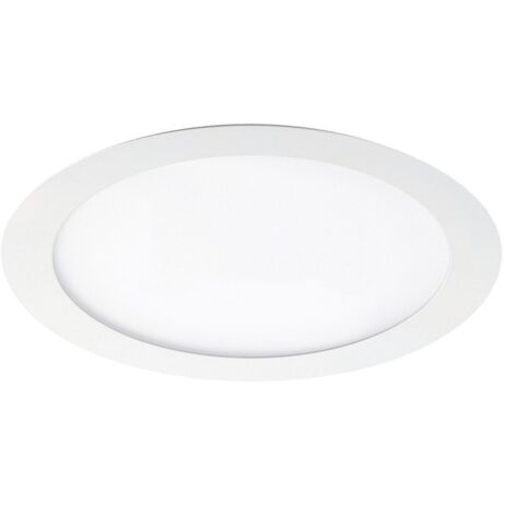 Downlight LED redondo empotrable “Basic LED” (18W 6000K 405lm) IP44 Ø12x2,1cm color blanco