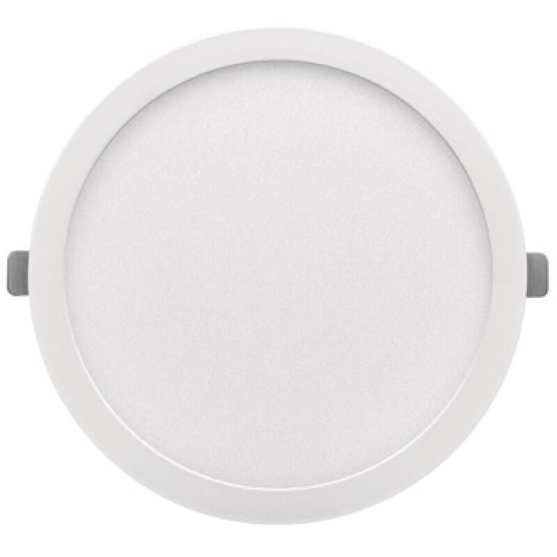 

Downlight Led redondo empotrable o superficie Monet blanco 24W 3000°K 290x13mm. (ALG 67672)