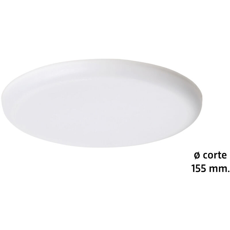 

Downlight Led redondo empotrable sin marco modelo Kuo 18W 4000°K ø170mm. (Jueric 10351N)