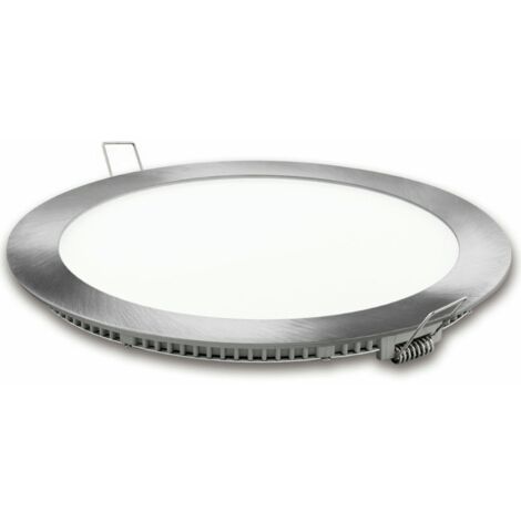 DOWNLIGHT LED REDONDO PLANO MATEL GRIS 18W NEUTRA