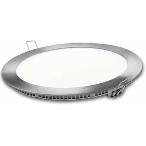 Downlight LED Redondo Plata 18W Cálida Matel