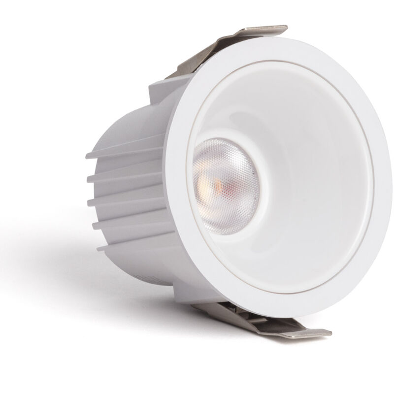 Downlight led 12W Rond hotel CRI90 Coupe ø 75 mm lifud 5000K Blanc froid