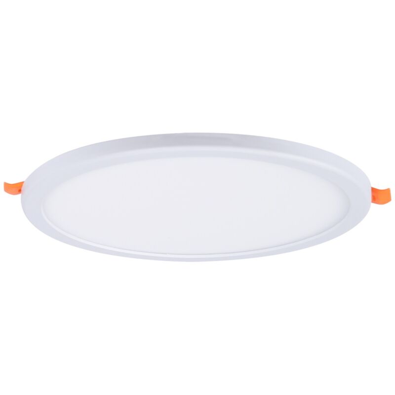 Downlight led rond 15W - Diamètre de coupe ajustable : ø - Blanc Chaud