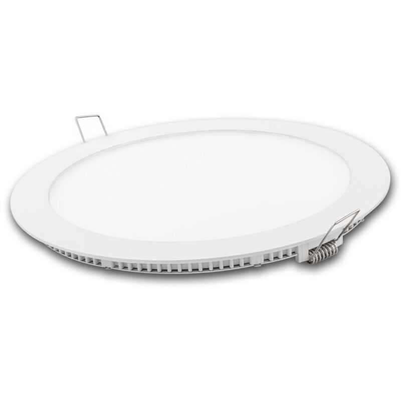 Downlight LED rond Matel blanc 15w neutre Downlight LED rond Matel blanc 15w neutre