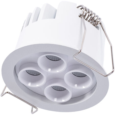 Downlight LED rotondo da incasso 8W - Chip Osram - UGR18 - Taglio