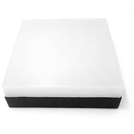 Downlight Led Superficie 12W 3000K / 6500K Cuadrado Negro