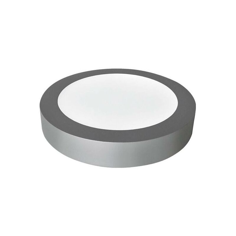 

Downlight led de superficie ø22,5x4 cm 1500lm cromado 20w 6400k