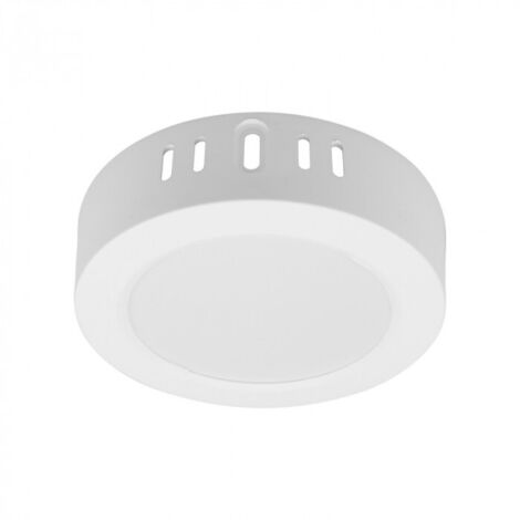 Downlight LED superficie bianco tondo 6W 4000K EcoLight