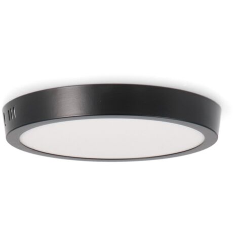 Downlight led Superficie Negro CCT 20w Redondo