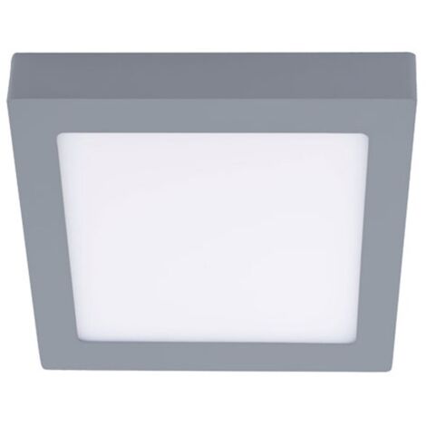 Downlight LED Superficie Novo 20W Cuadrado Gris 3000K