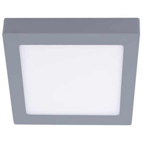 Downlight LED Superficie Novo 20W Cuadrado Gris 3000K