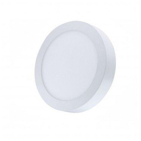 DownLight LED Superficie Redondo 20W Luz Calida 3000K Acabado BLANCO