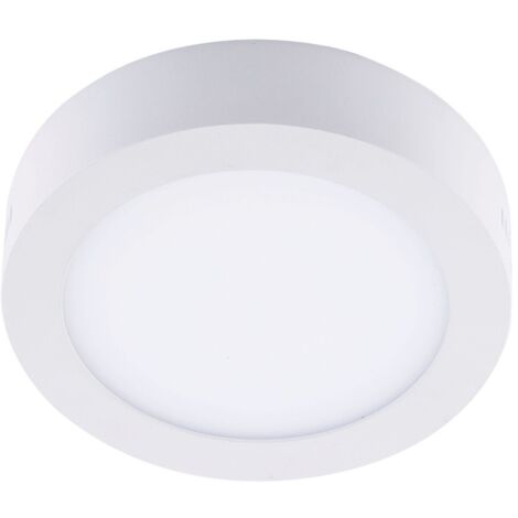 Downlight LED superficie redondo blanco 12W