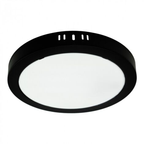 Downlight LED tondo nero 29,5cm 24W 4000K Ecolight