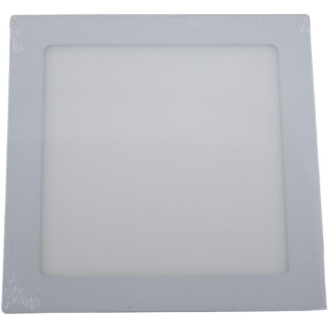 Downlight LED Ultraslim Cuadrado 22W 1900lm 22.5x22.5cm 4000K Bla