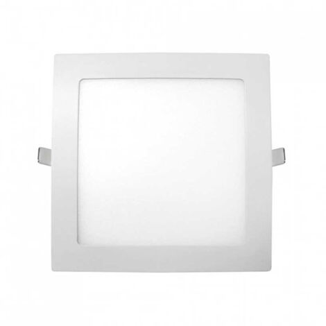 Downlight LED Ultraslim Encastré Carré 9W 720lm 13x13cm Blanc Eilen