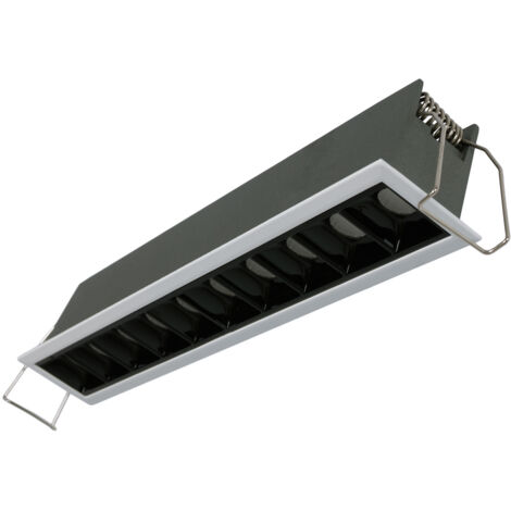 Downlight lineare LED da incasso 20W - UGR18 - CRI90 - Chip OSRAM