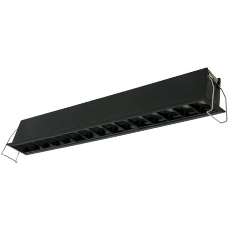Downlight lineare LED da incasso 30W - UGR18 - CRI90 - Chip OSRAM
