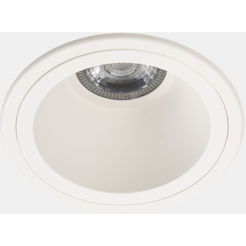 Leds-c4 - LEDS·C4 Downlight Lite Ø88Mm 6.7W Blanco Cálido - 2700K Cri 80 46.5º On-Off Blanco Ip