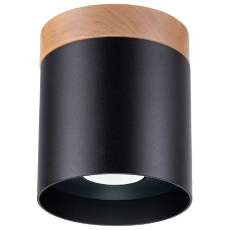 DOWNLIGHT LYRA 1 GU10 SCHWARZ HOLZ ALU LUMILO 13.499.49