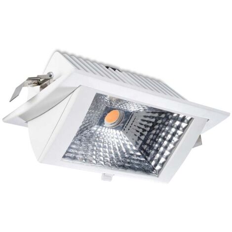 downlight out square  44.8w 3000k cri 80 93.1º weiß ip20 4213lm