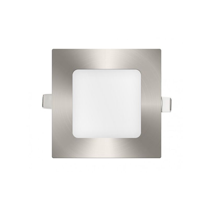 

Downlight panel LED Cuadrado Niquel 6W Blanco Cálido 3000K | IluminaShop