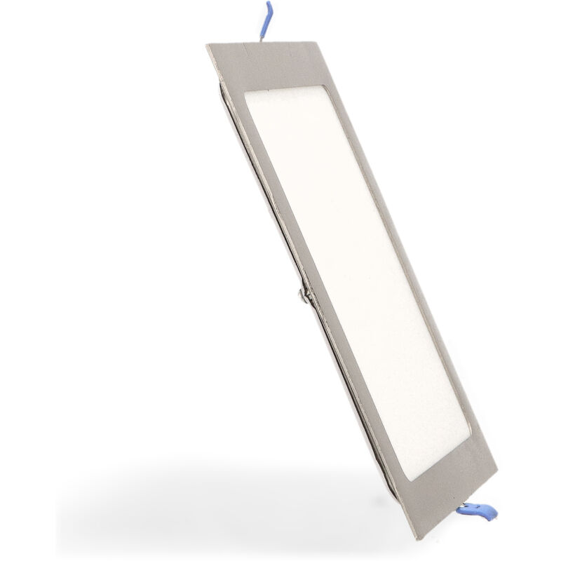 Iluminashop - Spot led encastré carré 18 w nickel 6000 k lm5521 ledme
