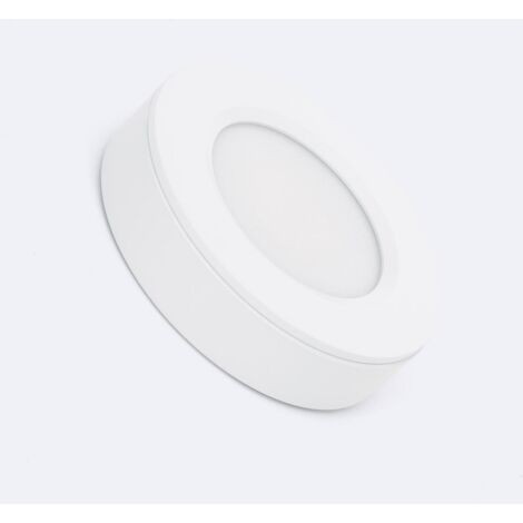 Downlight Plafón LED Bajo Mueble 3W 12V DC Circular  Ø70 mm Seleccionable (Cálido-Neutro)