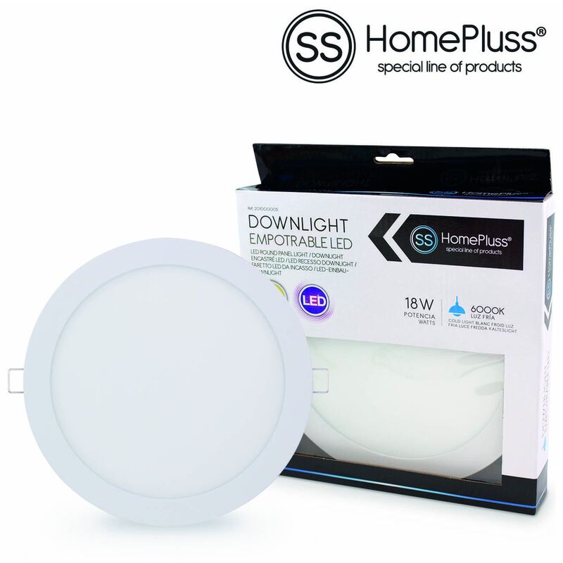 

Downlight empotrable Luan 18W 6000K Blanco