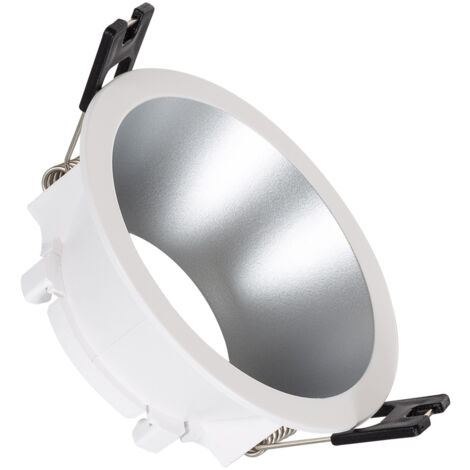 Downlight-Ring Reflect Rund für LED-Glühbirne GU10 / GU5.3 Ausschnitt Ø 75 mm Silber