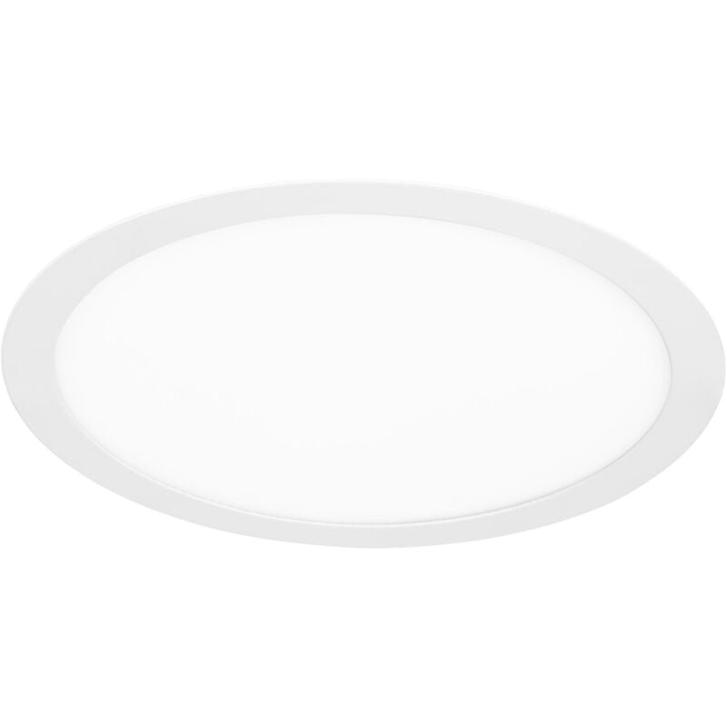 Easy circular downlight redondo con luz led blanco cálido 3000K Ø300 en color blanco