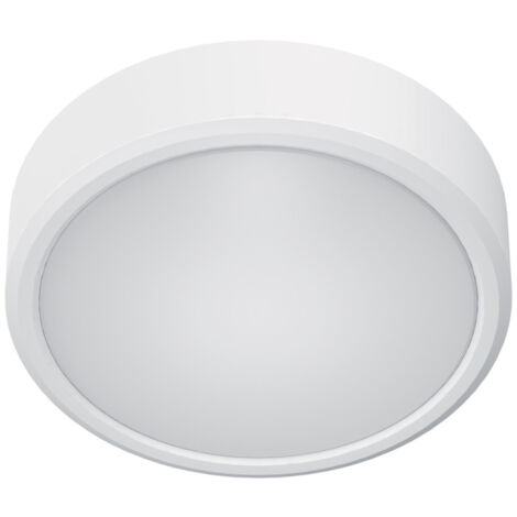 Downlight Rond - Spot LED extra plat encastrable/en saillie – cons. 12W/1650 lumens – CCT 3000K/4000K/6500K – IP44 – Blanc