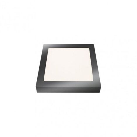 Downlight superficie toba 12w 4000k Niquel Cuadrado 1080lm 3,5x17x17 Cm