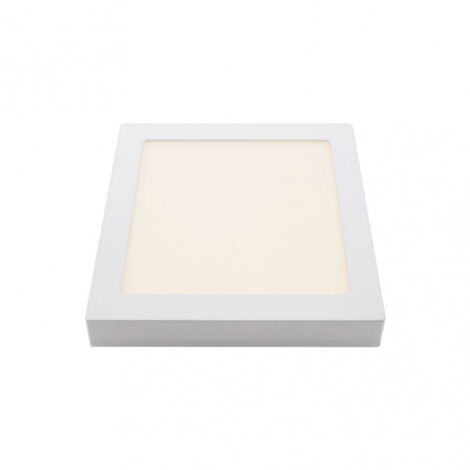Downlight superficie tufo 18w 4000k White Square 1530lm 3.5x22.5x22.5 Cm