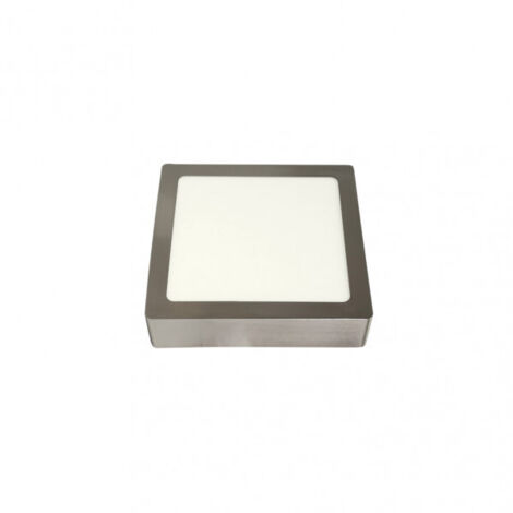 Downlight superf.toba 12w 4000k quadratisch nickel 1080lm 3,5x17x17 cm
