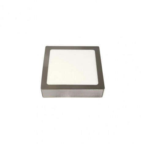 Downlight superf.toba 12w 4000k square nickel 1080lm 3,5x17x17 cm