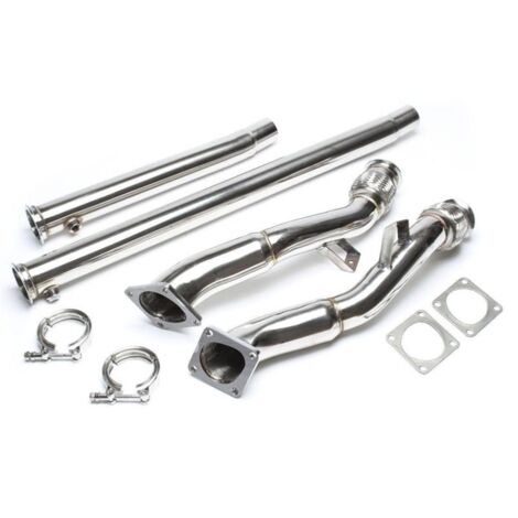 Downpipe Inox pour Audi RS4 Break B5 de 1999 a 2001-2.7T-63.5mm-35752684
