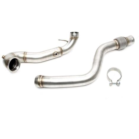 Downpipe Inox pour Mercedes CLA C117 Coupe de de 2013 a 2019-45 AMG-89mm-35807623