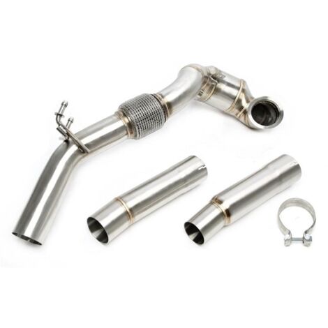 Downpipe Inox pour VW Golf 7 de 2017 a 2019 2.0 TFSI-75mm-35795644