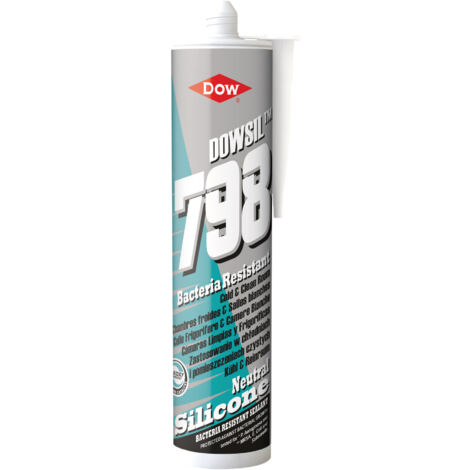 Dowsil 798+ Cold and Clean Room Silicone Sealant 310ml Cartridge - White