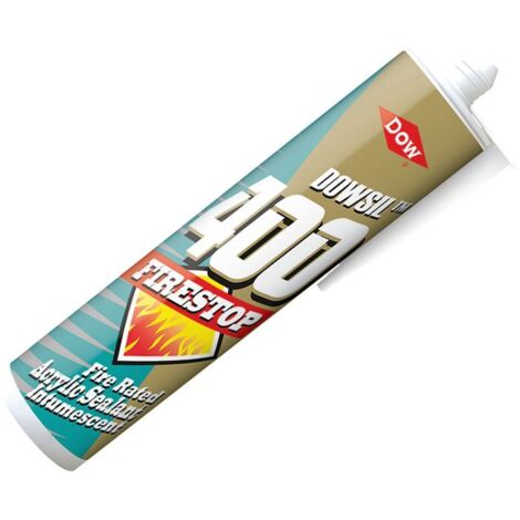 Dowsil Firestop 400 Acrylic Sealant White 380ml DOW2938863