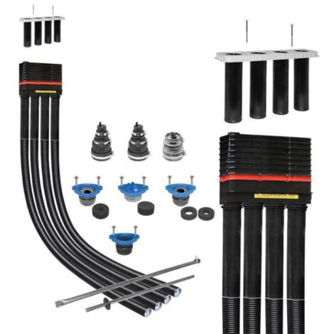 DOYMA Quadro-Secura® Eco Bauherrenpaket-Mehrsparte Hauseinführung Gebäude o. Keller 15m 225600009095
