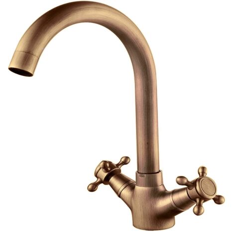 DP Bath GCB005 Rubinetto lavello Serie Almendro Bronzo, Antico