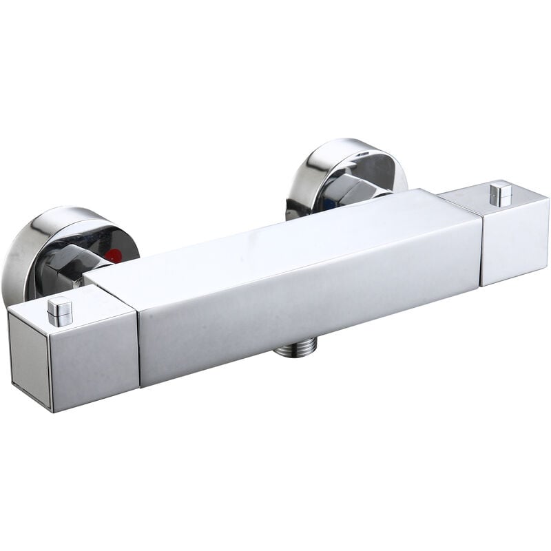 Robinet de douche thermostatique Medina avec kit de fixation