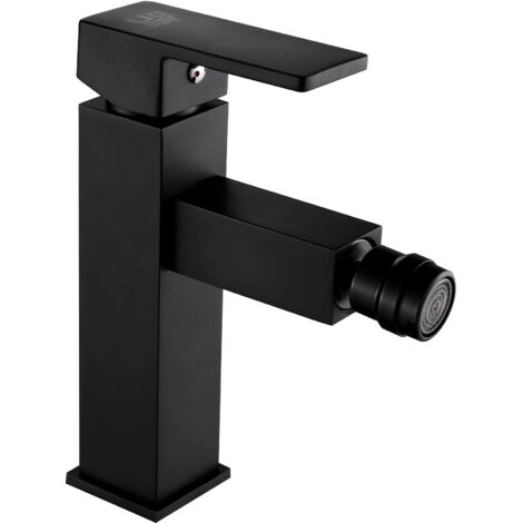 DP Grifería Arce - Rubinetto monocomando per bidet, colore: Nero