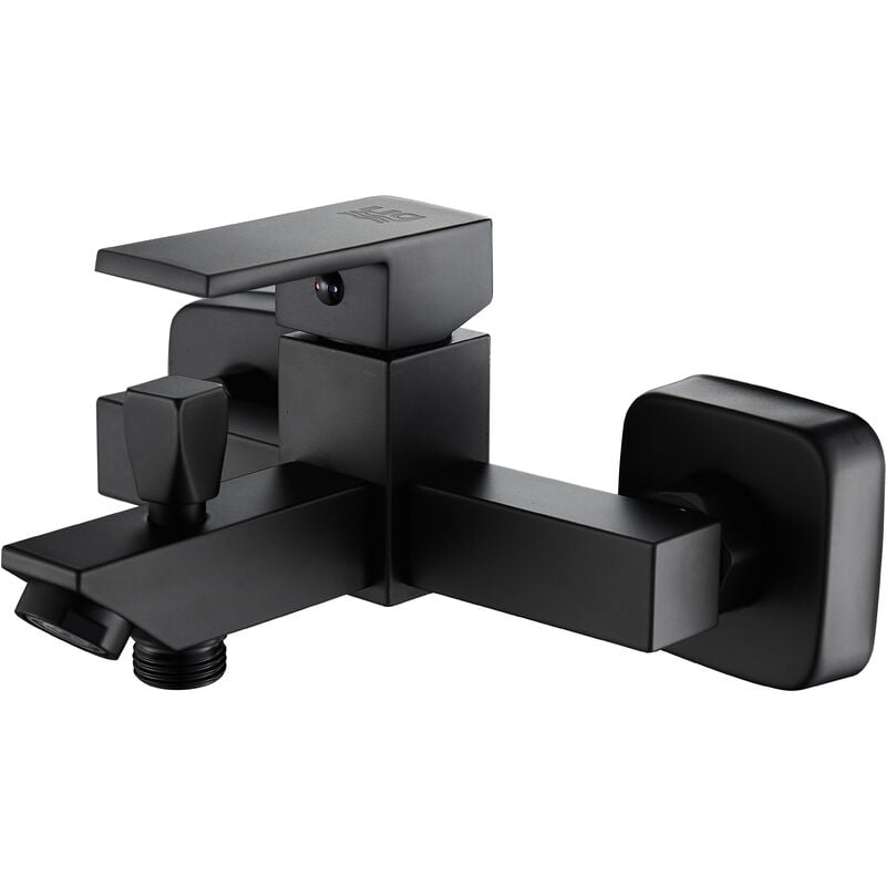 Mitigeur monocommande de baignoire série Maple en couleur noire